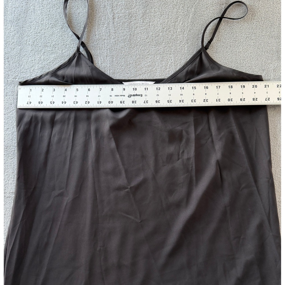 Veronica Beard Black 100% Silk V-Neck Slip Dress Little Black Dress Romantic LBD - Picture 6 of 8